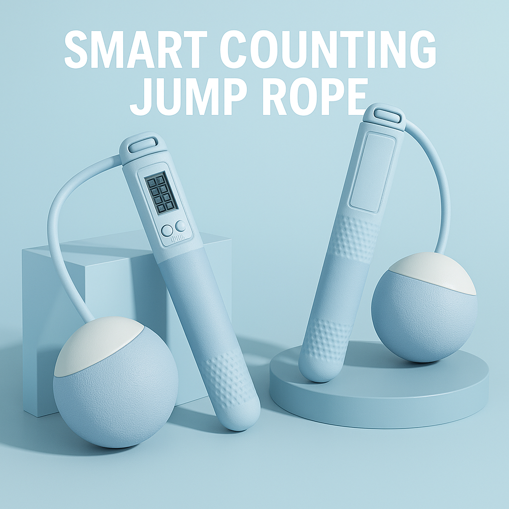 Smart Weighted Jump Rope with Electronic Counter